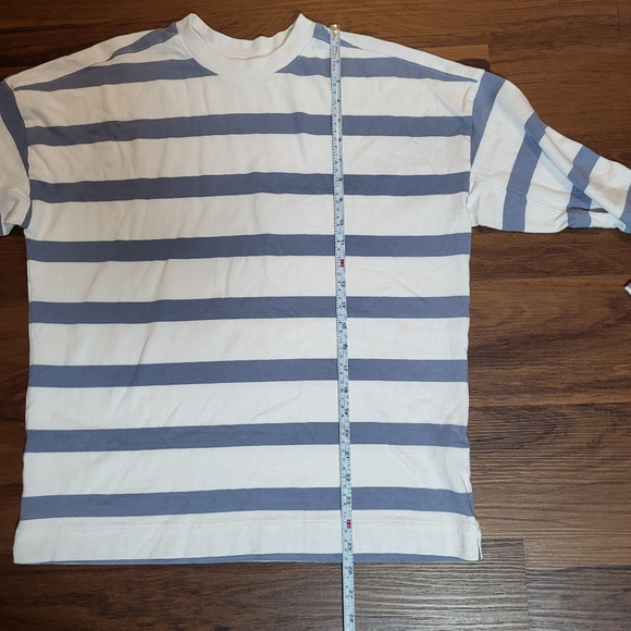 AYR The Early Morning Tee in Overcast Stripe Size Small - Picture 5 of 11